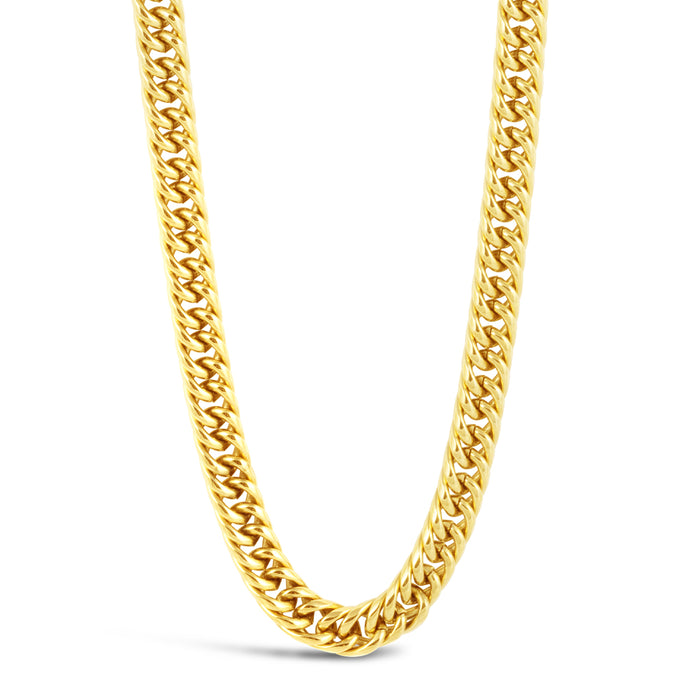 MT - Flat Curb Chain Gold