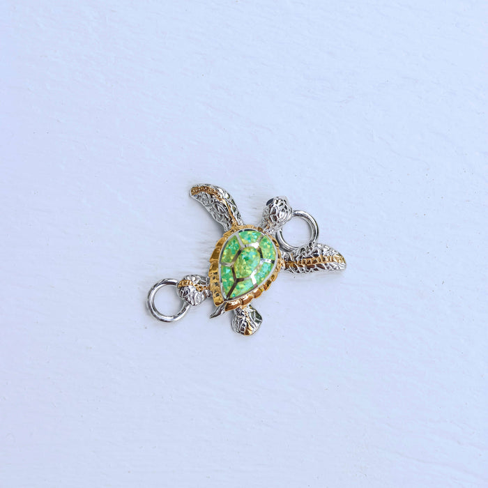 Opal Inlay Sea Turtle Topper